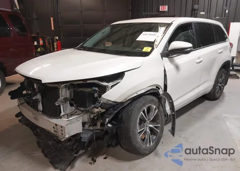 2017 Toyota Highlander Le from USA, damaged, VIN 5TDBZRFH2HS423784